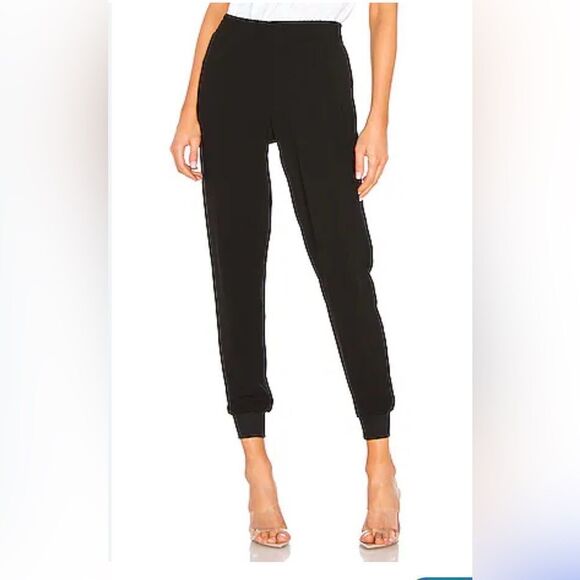 L’Agence the Moss lux Jogger Pants in black. NWT Large - Picture 1 of 7